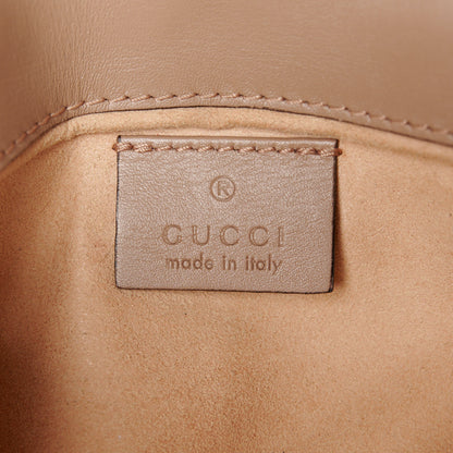Gucci Calfskin Matelasse Super Mini GG Marmont Shoulder Bag Porcelain Rose 6 of 10