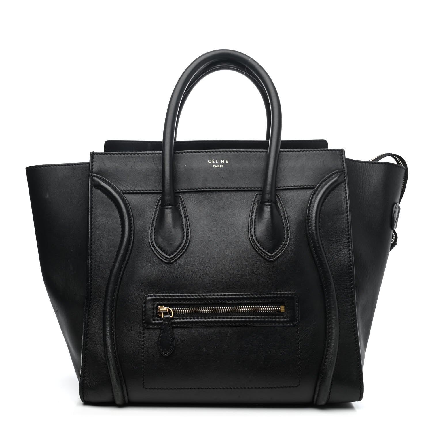 Celine Smooth Calfskin Mini Luggage Black 1 of 4