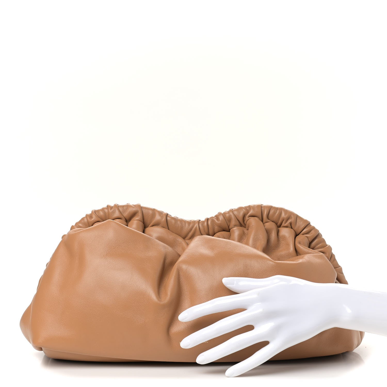 Mansur Gavriel Lambskin Cloud Clutch Caramel 2 of 8