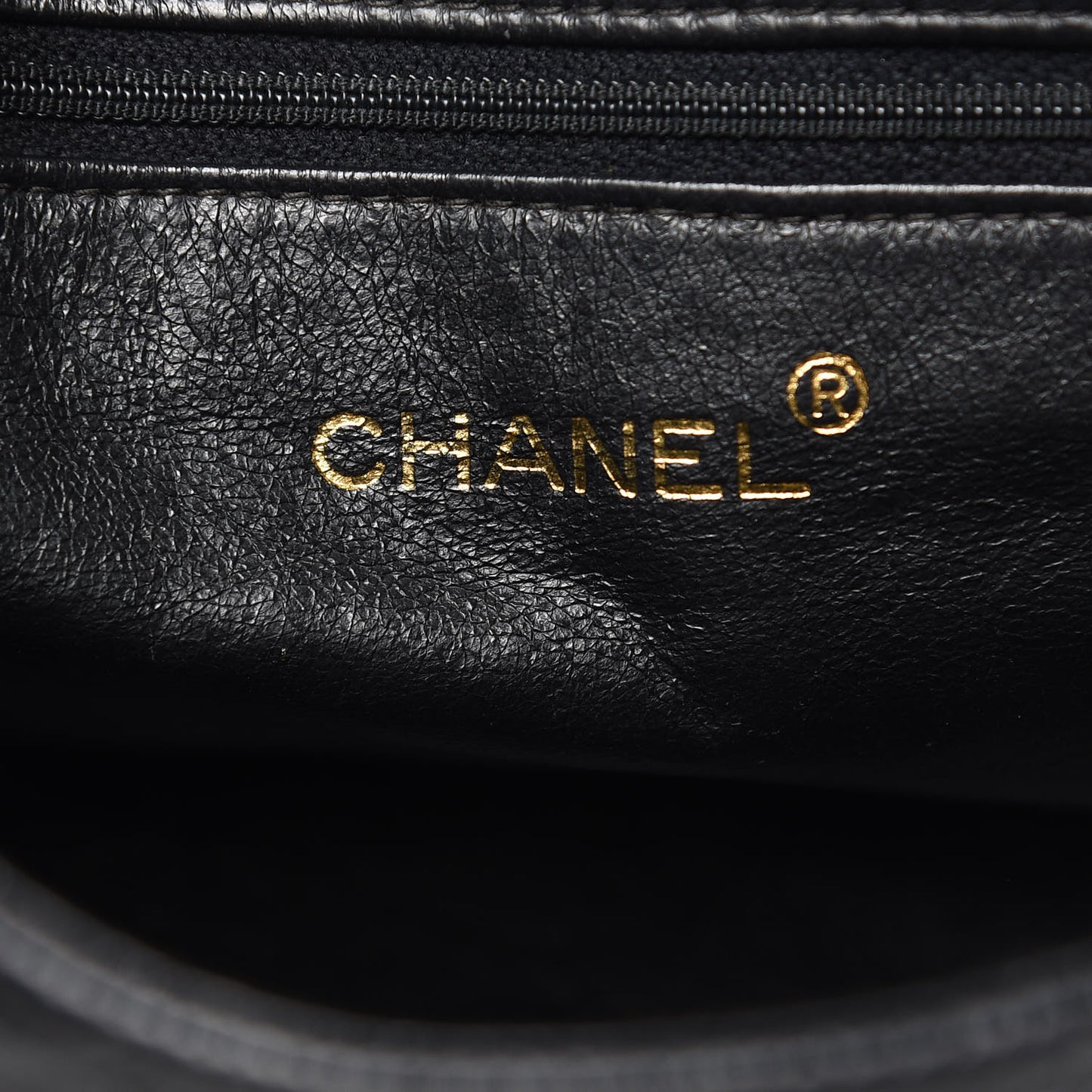 Caviar Quilted Flap Shoulder Bag Black
