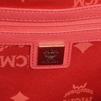 MCM Visetos Studded Medium Stark M Backpack Coral 5 of 9