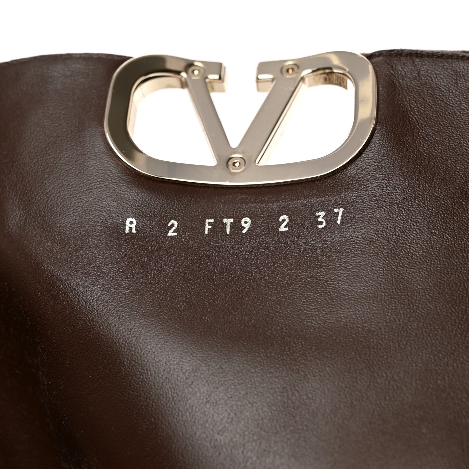 Valentino Garavani Toile Iconographe Calfskin Vlogo Knee High 30mm Boots 37 Naturale Black Fondant 6 of 8