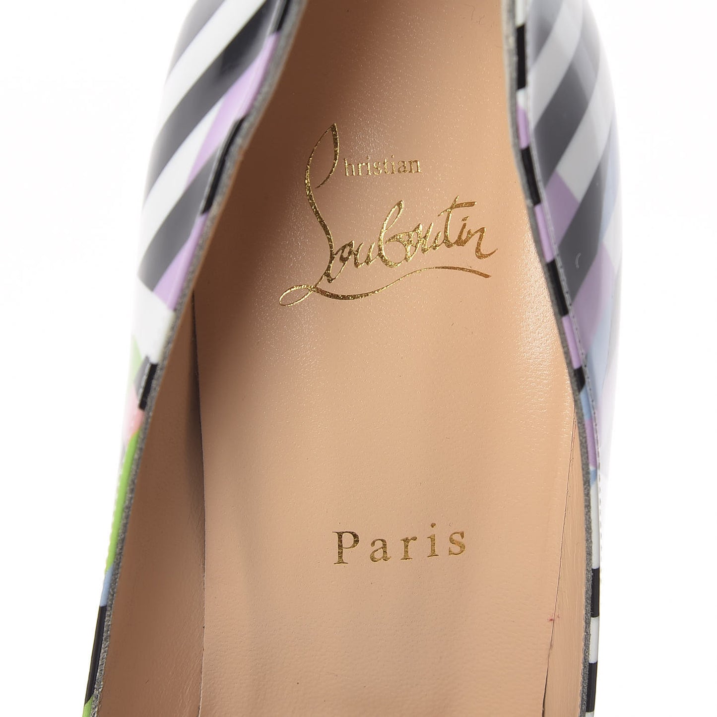 Patent Cinestripes Pigalle Follies 100 Pumps 41 Multi