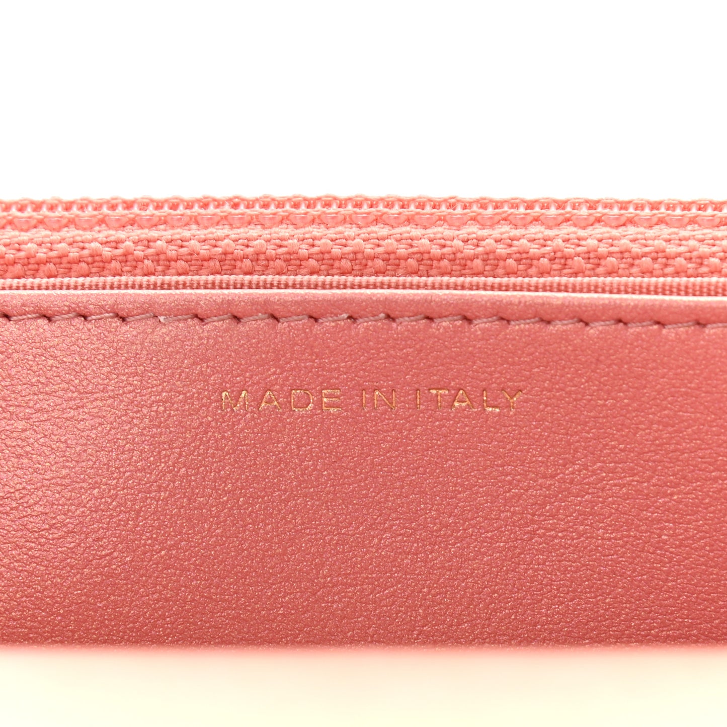 Iridescent Calfskin Quilted Chanel 19 Wallet On Chain WOC Pink