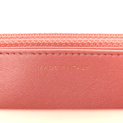 Chanel Iridescent Calfskin Quilted Chanel 19 Wallet On Chain WOC Pink 6 of 12