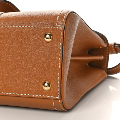 Delvaux Grained Rodeo Calfskin Surpique PM Brillant Satchel Vegetal Ivory 9 of 9