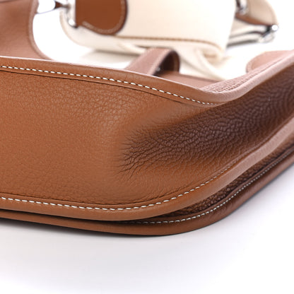 Hermes Taurillon Clemence Amazone Evelyne PM III Gold 9 of 9