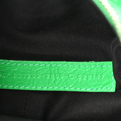 Balenciaga Agneau Arena Le Cagole Shoulder Bag XS Vivid Green 9 of 12