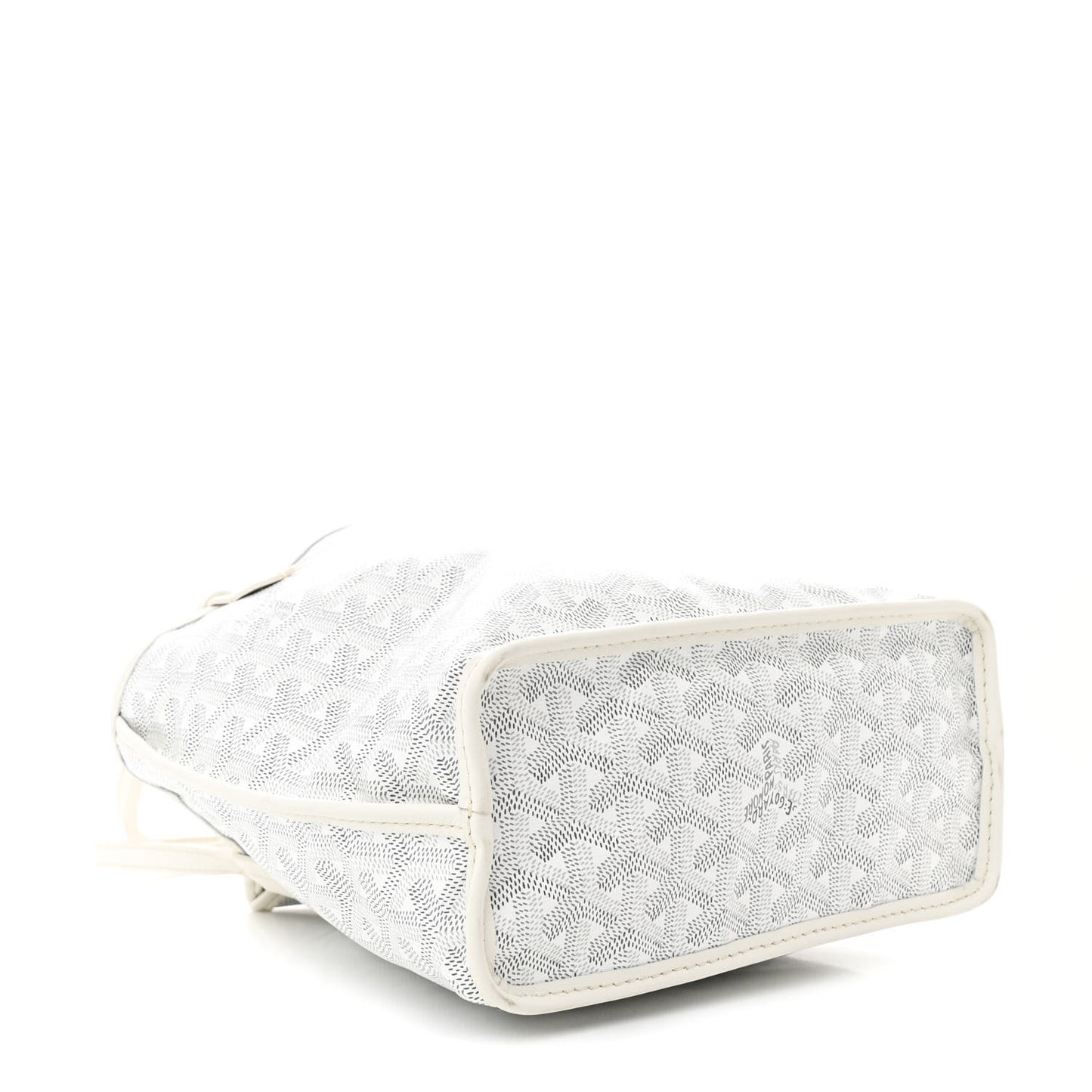 Goyardine Reversible Mini Anjou White