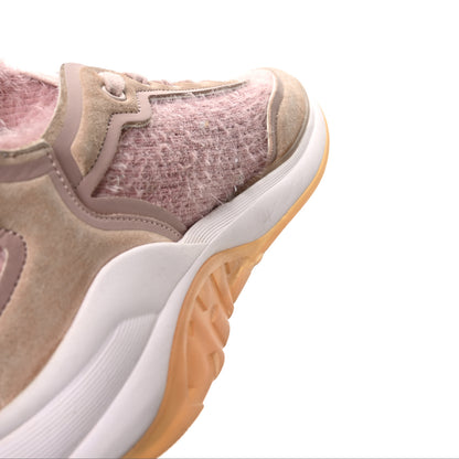 Chanel Suede Calfskin Stretch Fabric CC Sneakers 38.5 Pink 8 of 8