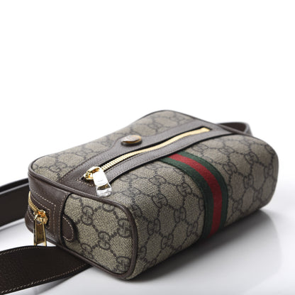 Gucci GG Supreme Monogram Web Small Ophidia Belt Bag 95 38 Dark Brown 4 of 11