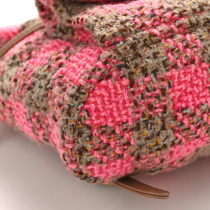 Chanel Wool Tweed Elegant Backpack Pink Brown 8 of 9