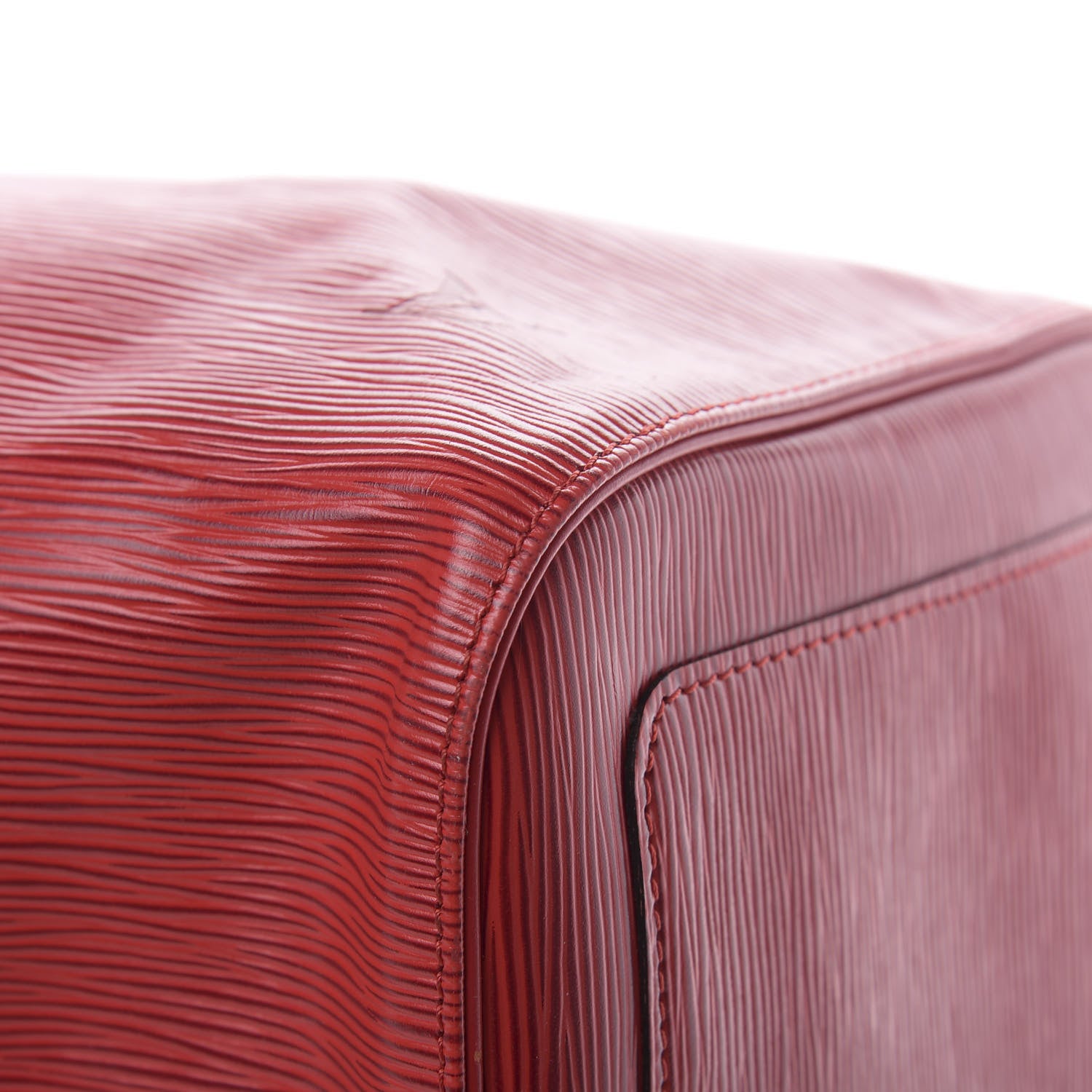 Louis Vuitton Epi Keepall 55 Castillan Red 11 of 15