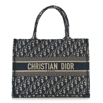Christian Dior Oblique Medium Book Tote Blue Multicolor 1 of 10