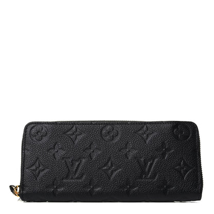 Louis Vuitton Empreinte Clemence Wallet Black 1 of 4