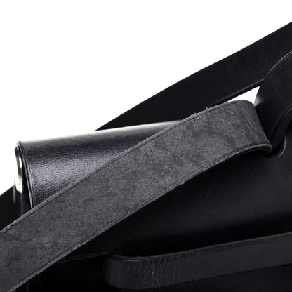 Hermes Toile Vache Calfskin Herbag 39 MM Black 26 of 33