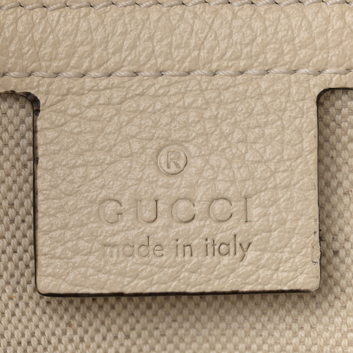 Gucci Calfskin Logo Day Backpack Mystic White 6 of 12