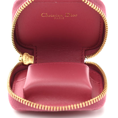 Christian Dior Grained Calfskin 30 Montaigne Airpods Case Pink 3 of 5