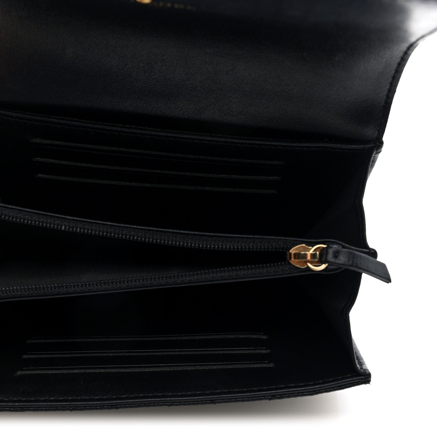 Chanel Caviar Quilted Medium Filigree Flap Wallet Black 5 of 7