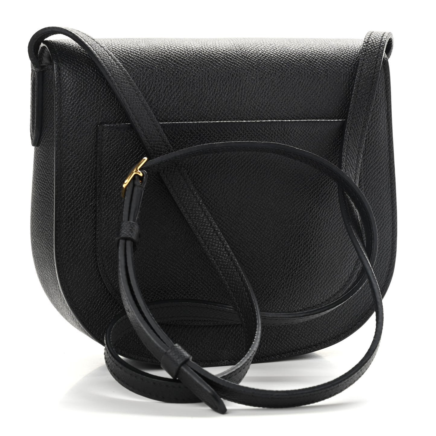 Grained Calfskin Small Trotteur Black