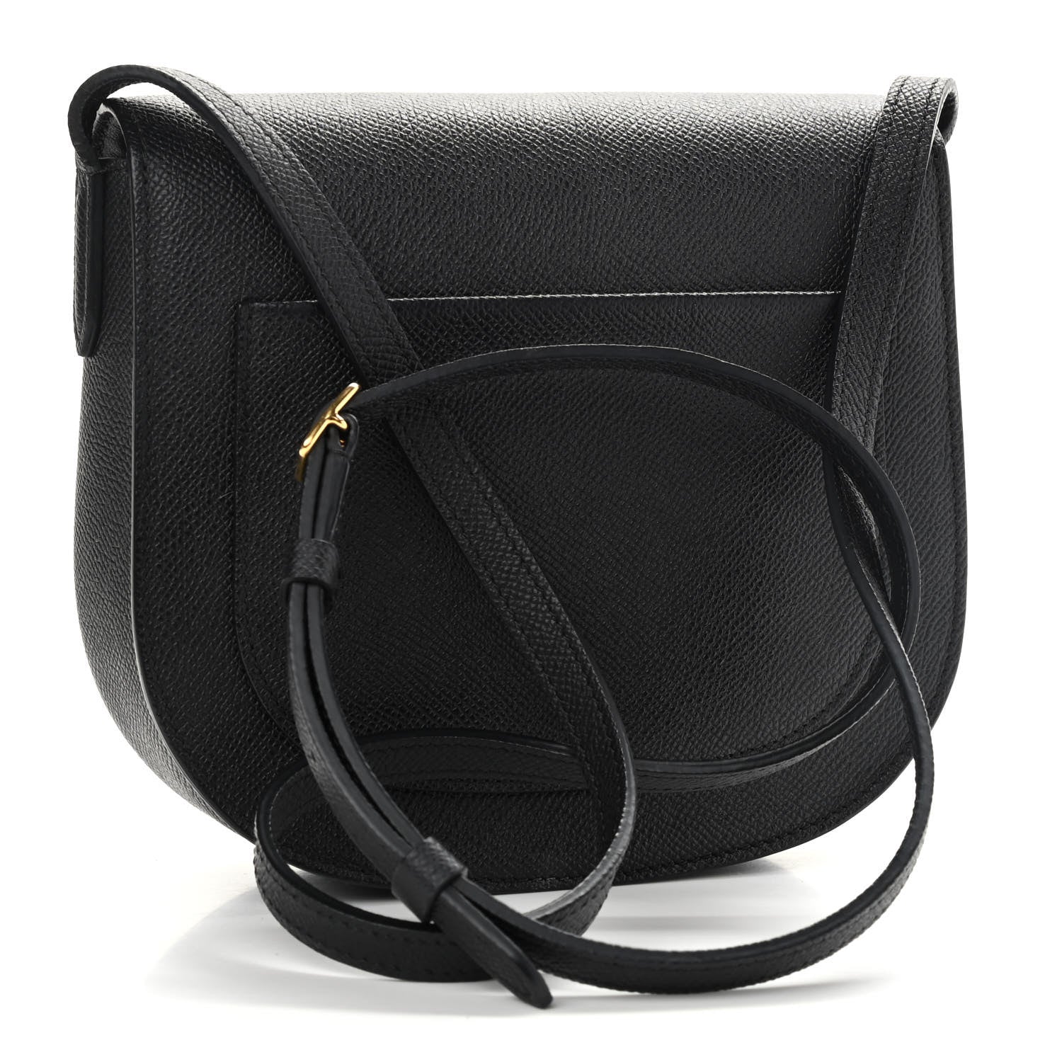 Celine Grained Calfskin Small Trotteur Black 3 of 12