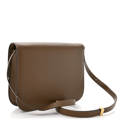 Celine Box Calfskin Medium Classic Box Flap Bag  Camel 3 of 13