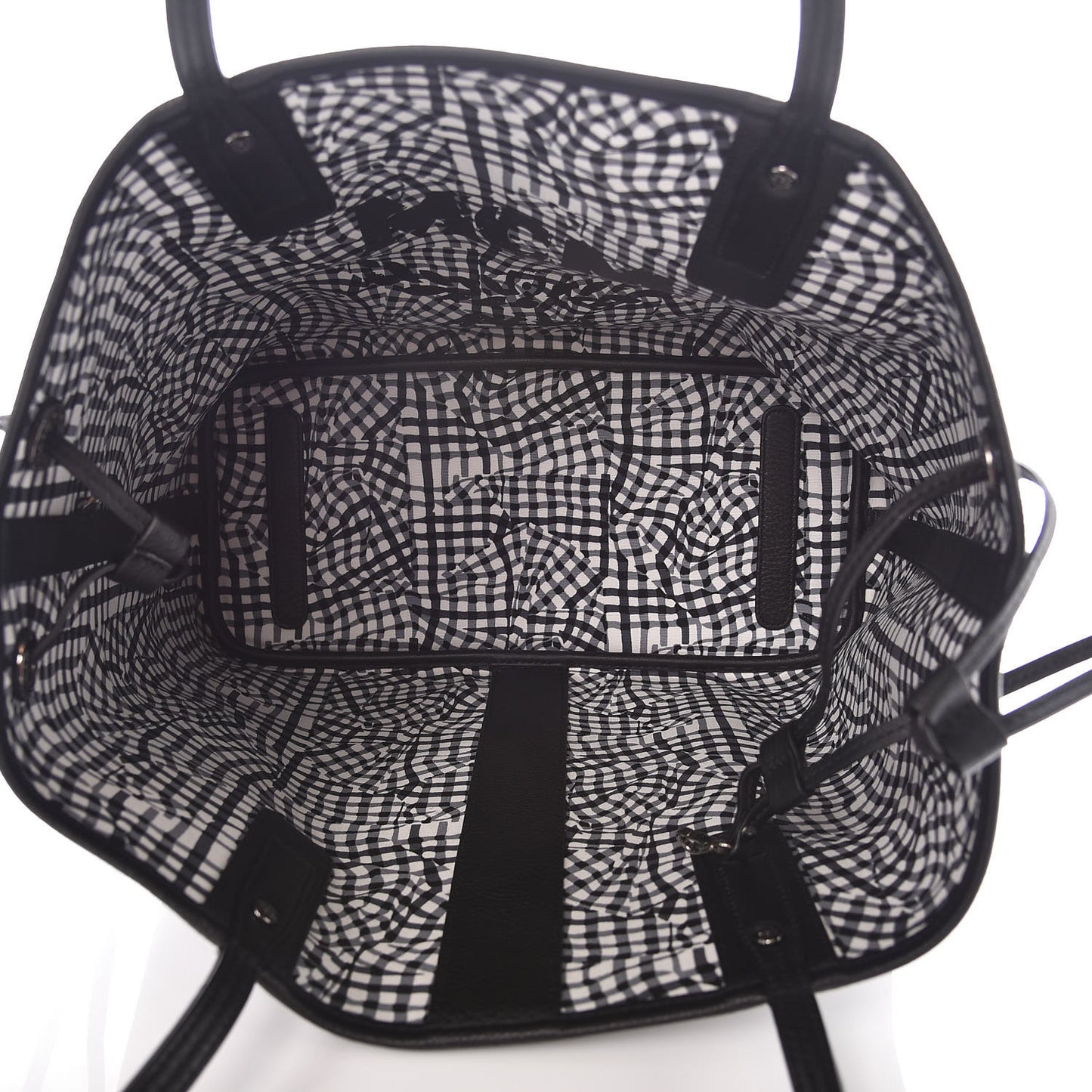 Visetos Medium Liz Reversible Shopper Tote Black