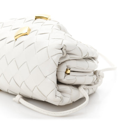 Bottega Veneta Nappa Intrecciato Studded The Mini Pouch Chalk 10 of 10
