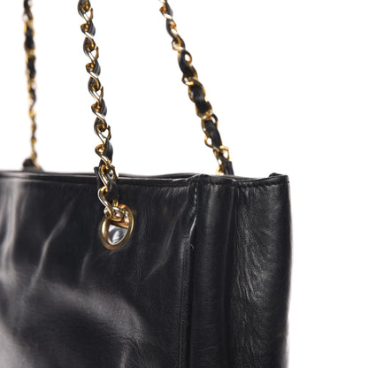 Chanel Lambskin Shopping Tote Black 11 of 11