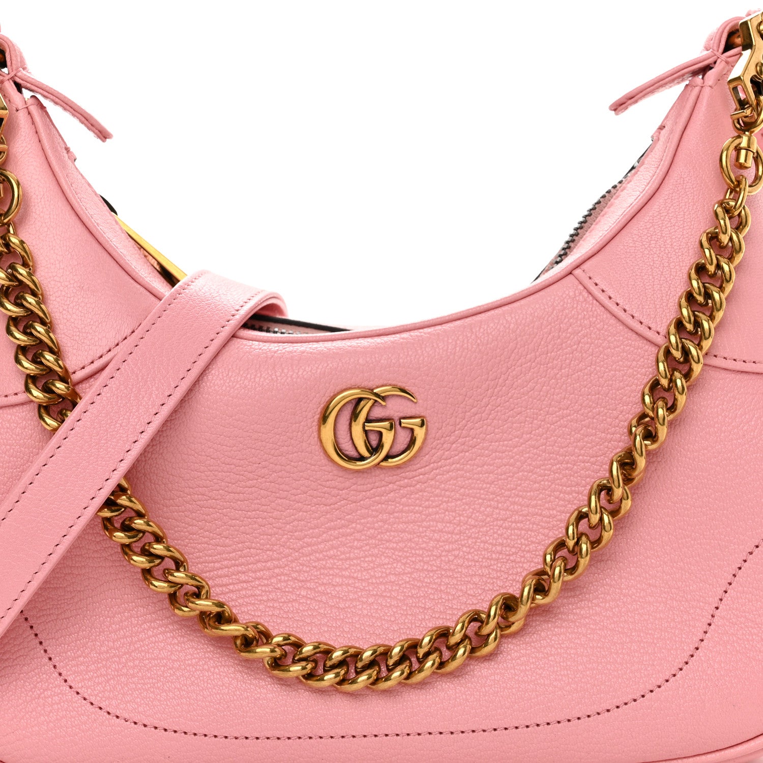 Gucci Goatskin Small Aphrodite Shoulder Bag Wild Rose 9 of 11