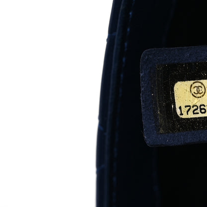 Chanel Lambskin Quilted Strass Flap Dark Blue 8 of 11