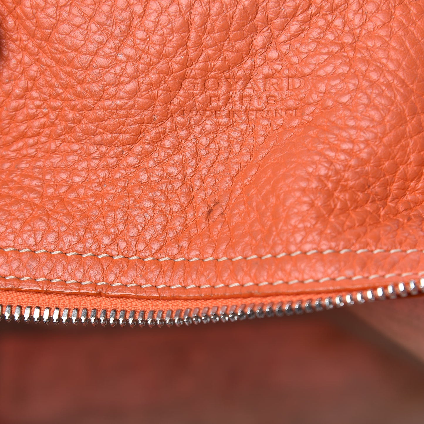 Goyardine Sac Hardy Pet Carrier PM Orange