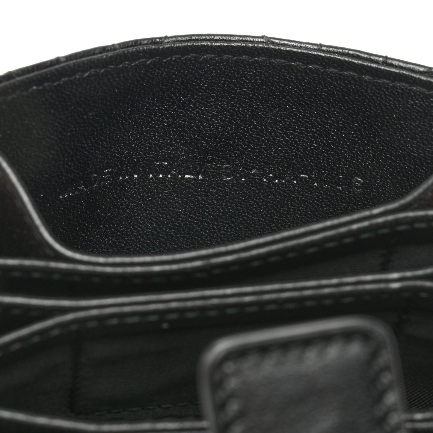 Lambskin Cannage Lucky Badges Lady Dior 5-Gusset Card Holder Black