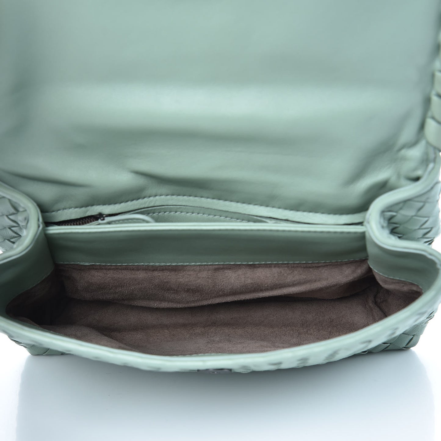 Nappa Intrecciato Small Olimpia Bag New Sage