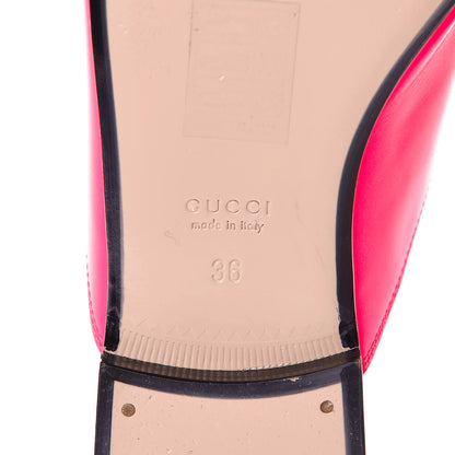 Gucci Calfskin Womens Princetown Slippers 36 Fuxia Fluo 8 of 12