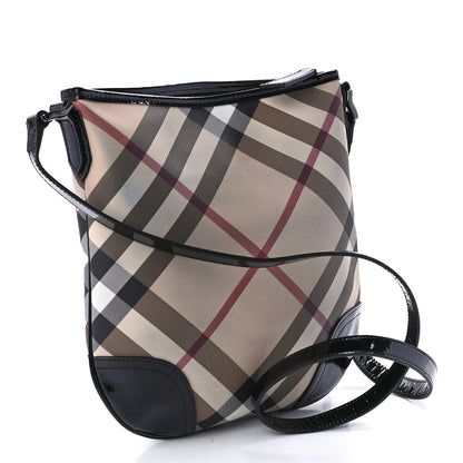 Burberry Supernova Check Small Dryden Crossbody Bag Black 3 of 9