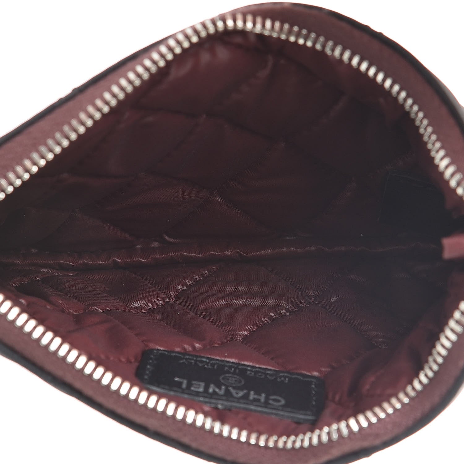 Chanel Nylon Quilted Small Cosmetic Case Black 5 of 8