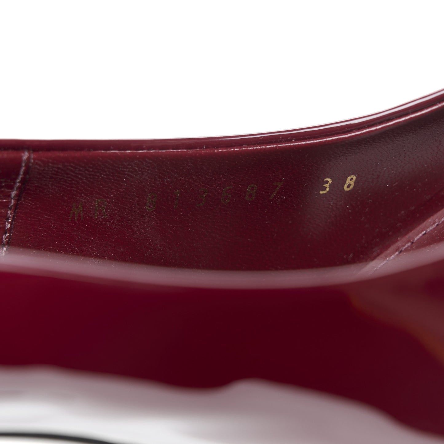 Vernice Seta Soft Norma 90 Pumps 38 Grenat