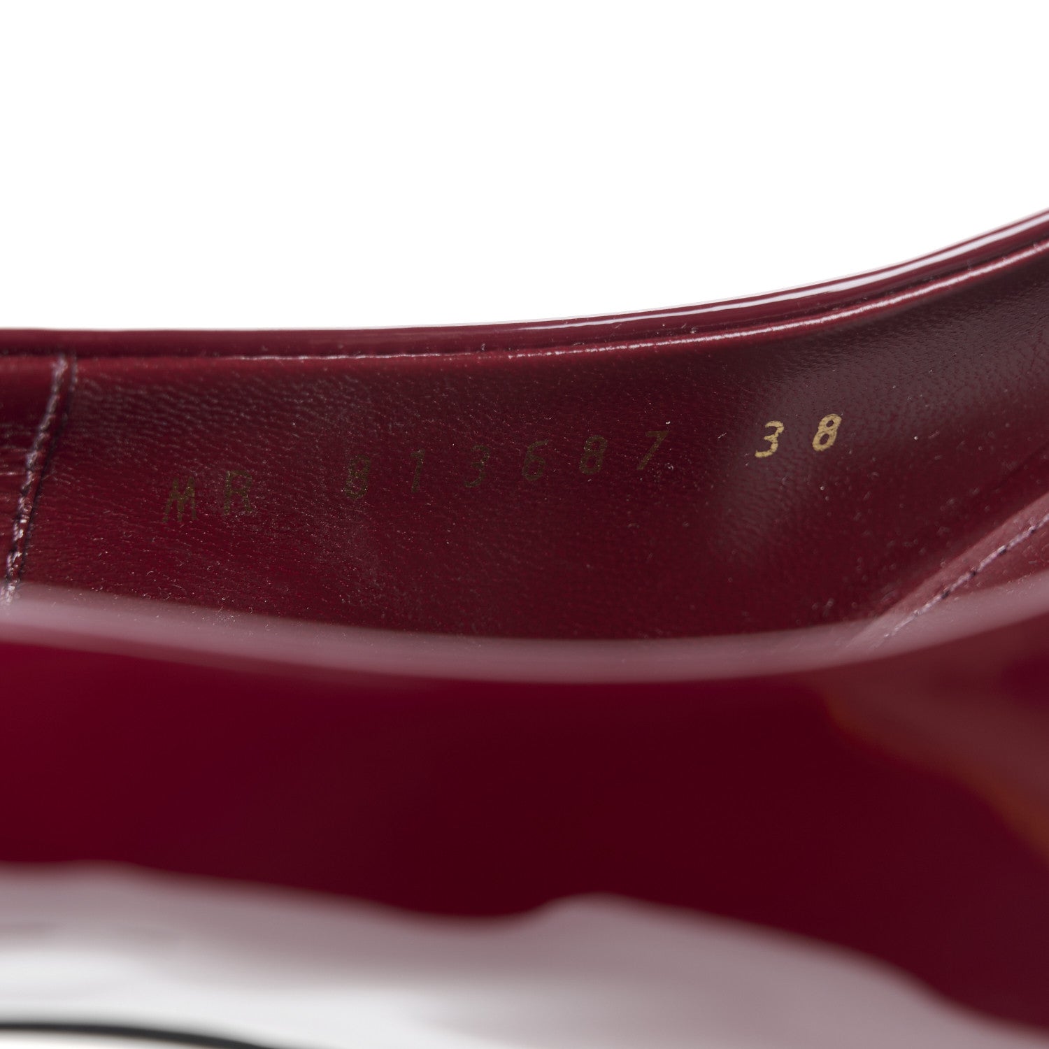 Saint Laurent Vernice Seta Soft Norma 90 Pumps 38 Grenat 9 of 10