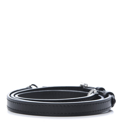 Louis Vuitton Calfskin 16mm Adjustable Shoulder Strap Black 2 of 3
