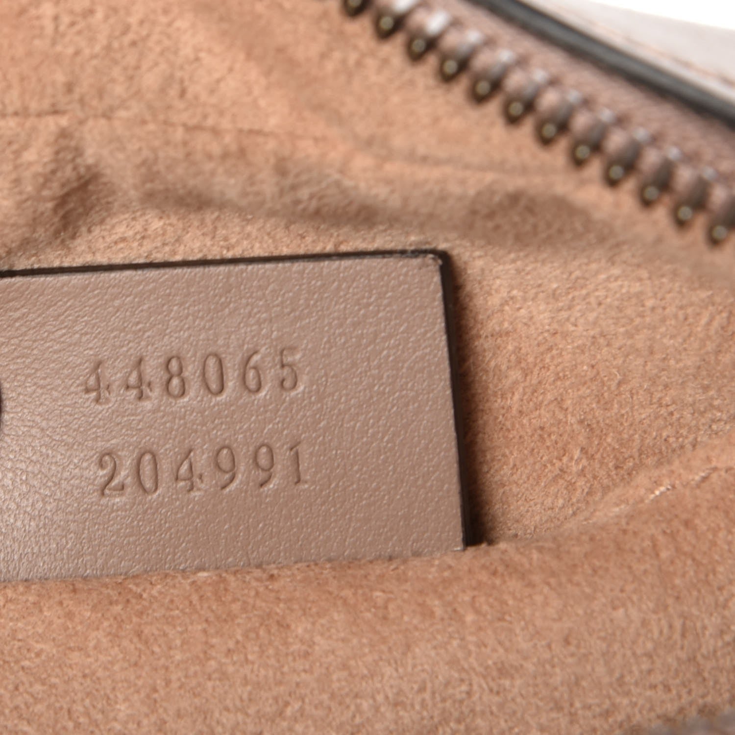 Gucci Calfskin Matelasse Mini GG Marmont Chain Shoulder Bag Nude 7 of 8