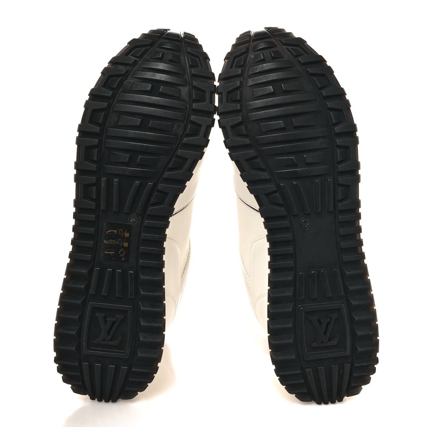 Calfskin Monogram Run Away Sneakers 41 White