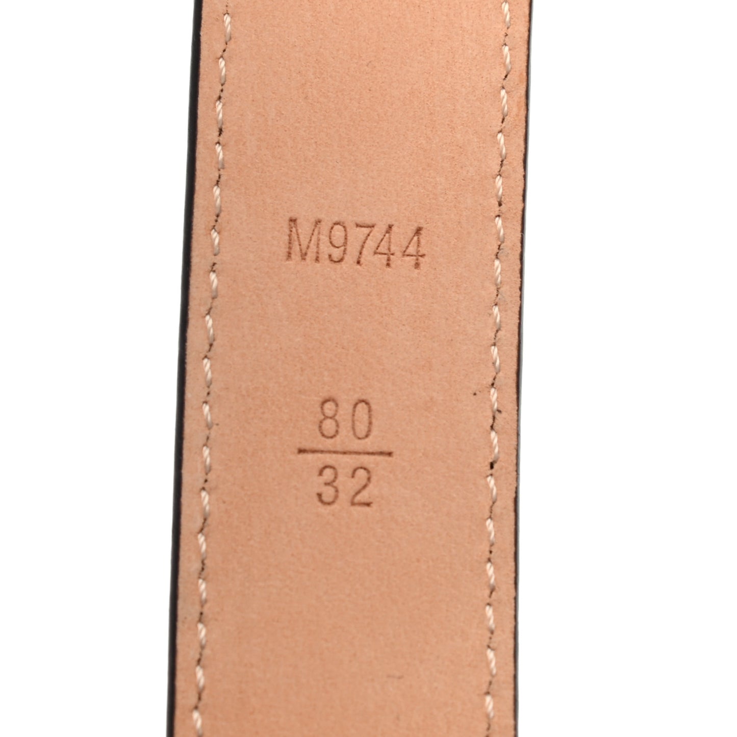 Damier Ebene Mini 25mm Belt 80 32