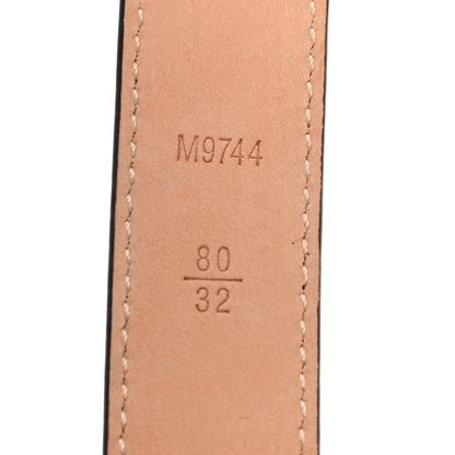 Louis Vuitton Damier Ebene Mini 25mm Belt 80 32 7 of 7