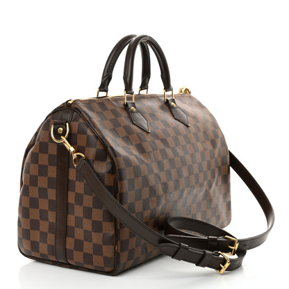 Louis Vuitton Damier Ebene Speedy Bandouliere 35 3 of 12