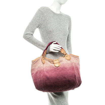 Louis Vuitton Denim Quilted Monogram Sunbeam Rouge Fauviste 2 of 7