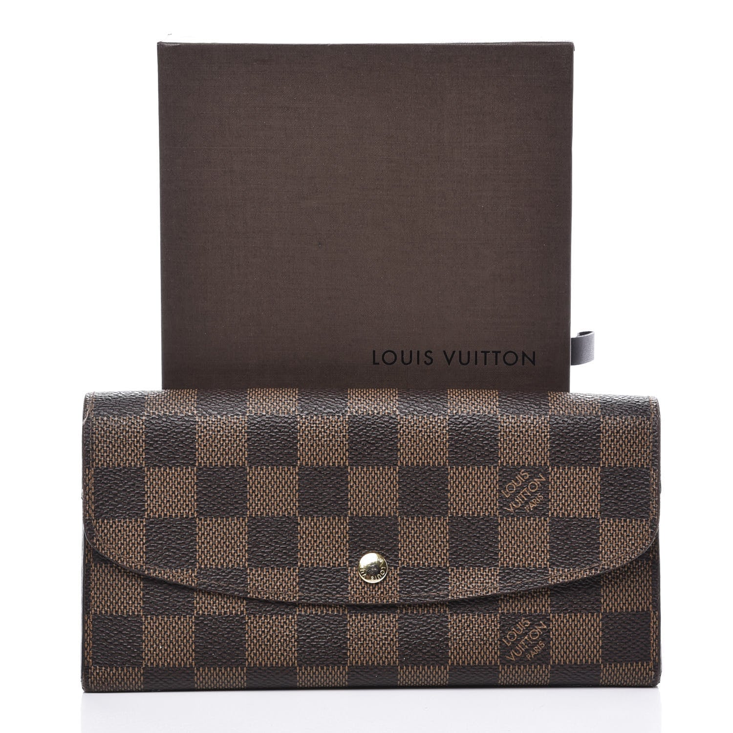 Louis Vuitton Damier Ebene Emilie Wallet 11 of 11