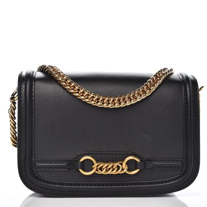 Burberry Smooth Calfskin Link Shoulder Bag Black 1 of 10