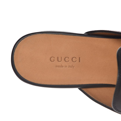 Gucci Calfskin Womens Princetown Slippers 37 Black 5 of 10