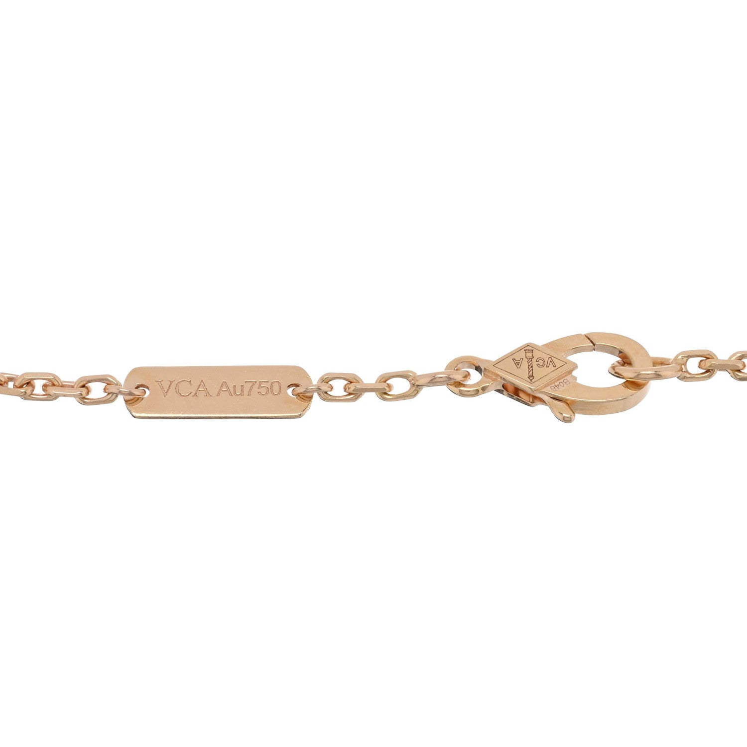 Van Cleef & Arpels 18K Rose Gold Carnelian Onyx Lucky Spring Closed Wing Ladybug Bracelet 3 of 3